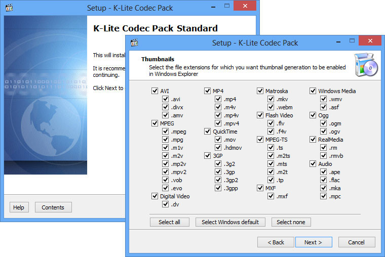 Скачать K Lite Codec Pack для Windows 10 бесплатно