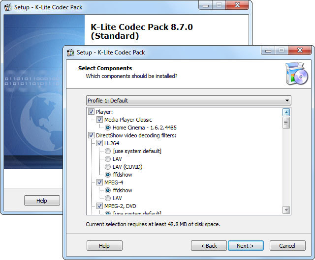 K Lite Codec Pack - скачать бесплатно